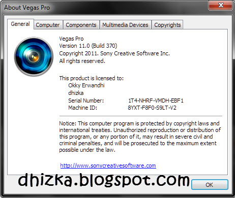 Sony vegas pro 11 serial number and authentication code 32 bit